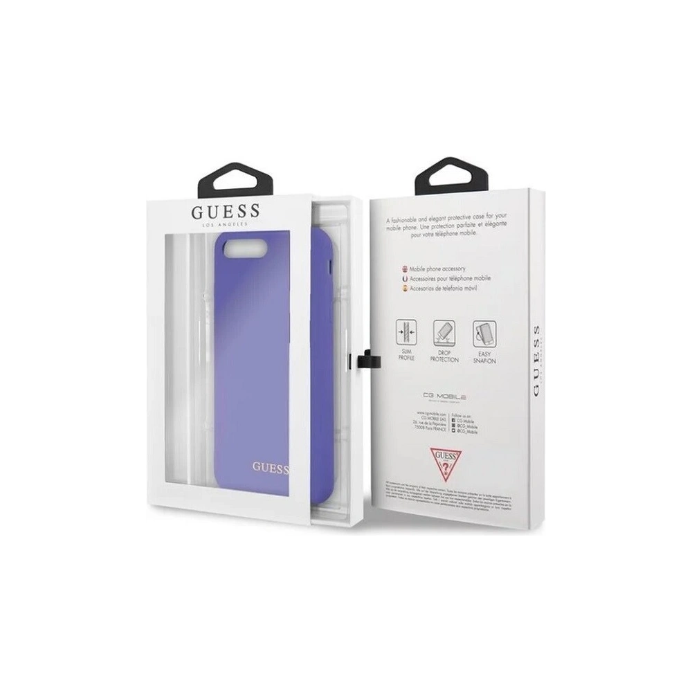 Hurtownia GSM - Etui Guess GUHCI8LLSGLUV Apple iPhone 7/8 Plus purple/fioletowy hard case Silicone - GUE129PRP - {ean13} - Hurt