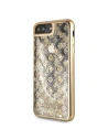 Hurtownia GSM - Guess Apple Case GUHCI8LPEOLGGO iPhone 7/8 Plus gold/gold hartes Case 4G Peony Liquid Glitter - GUE130GLD - {ean13} - Hurt