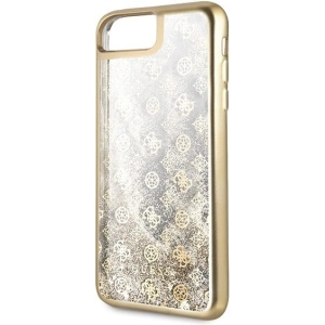 Hurtownia GSM - Etui Guess GUHCI8LPEOLGGO Apple iPhone 7/8 Plus złoty/gold hard case 4G Peony Liquid Glitter - GUE130GLD - {ean13} - Hurt