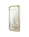 Hurtownia GSM - Guess Apple Case GUHCI8LPEOLGGO iPhone 7/8 Plus gold/gold hartes Case 4G Peony Liquid Glitter - GUE130GLD - {ean13} - Hurt