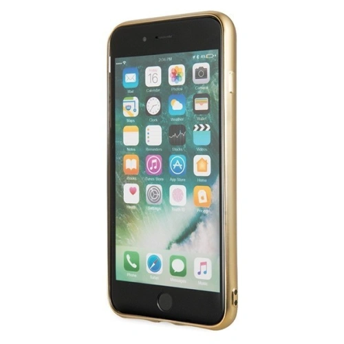 Etui Guess GUHCI8LPEOLGGO Apple iPhone 7/8 Plus złoty/gold hard case 4G Peony Liquid Glitter