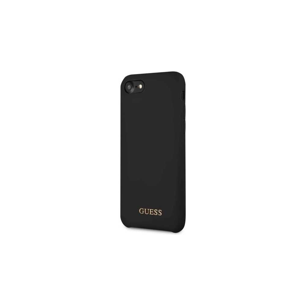 Hurtownia GSM - Etui Guess GUHCI8LSGLBK Apple iPhone SE 2022/SE 2020/8/7 black /czarny hard case Silicone - GUE132BLK - {ean13} - Hurt