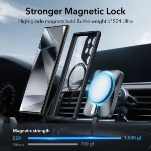 Hurtownia GSM - Etui ESR Classic Hybrid HaloLock MagSafe Samsung Galaxy S24 Ultra Clear/negru - ESR754 - {ean13} - Hurt