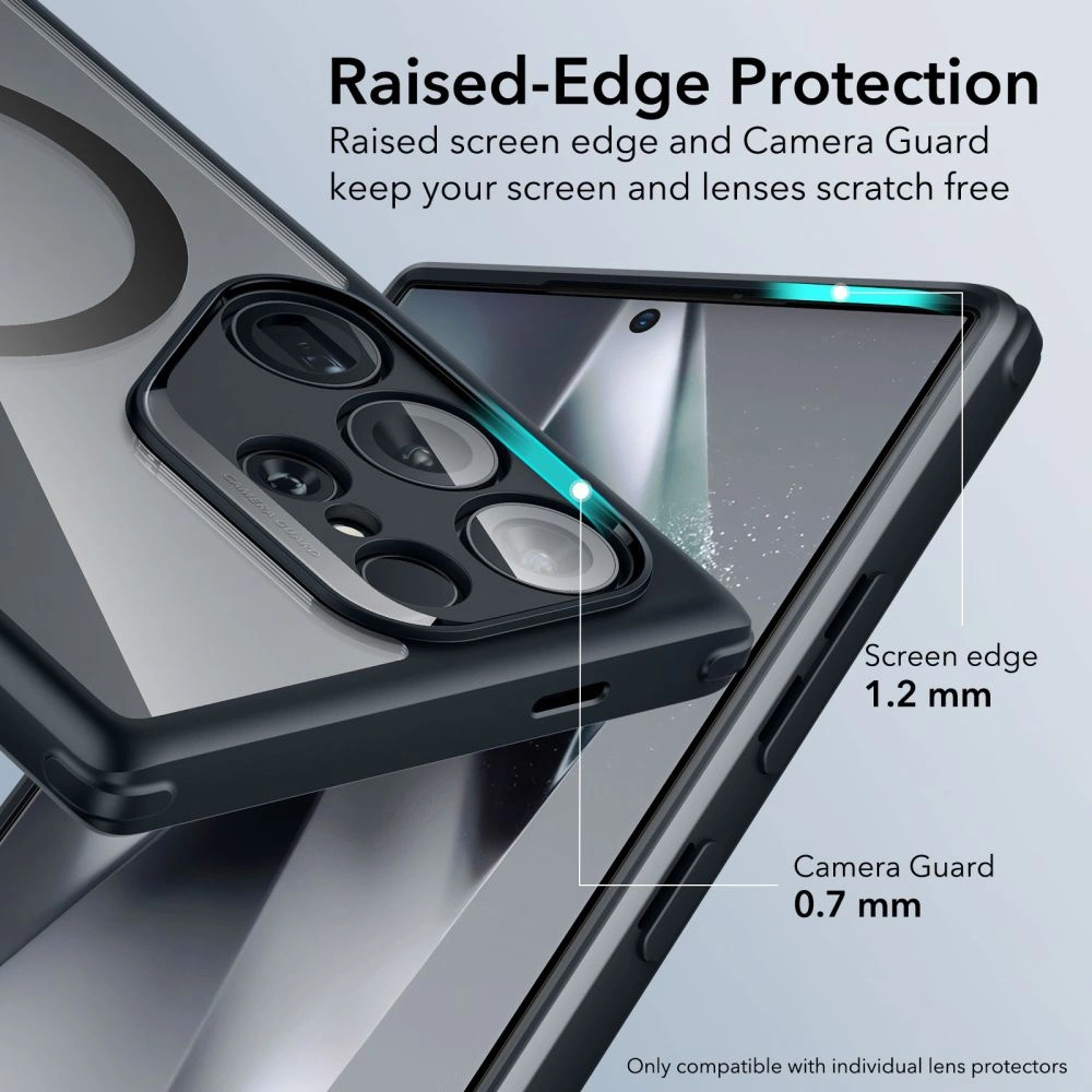 Hurtownia GSM - Etui ESR Classic Hybrid HaloLock MagSafe Samsung Galaxy S24 Ultra Clear/negru - ESR754 - {ean13} - Hurt