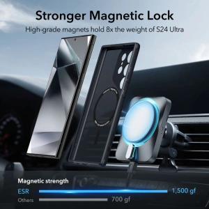 Hurtownia GSM - Etui ESR Classic Hybrid HaloLock MagSafe Samsung Galaxy S24 Ultra Frosted Black - ESR755 - {ean13} - Hurt