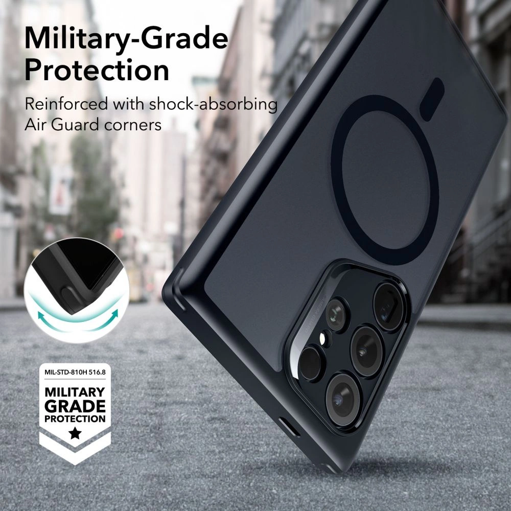 Hurtownia GSM - Etui ESR Classic Hybrid HaloLock MagSafe Samsung Galaxy S24 Ultra Frosted Fekete - ESR755 - {ean13} - Hurt
