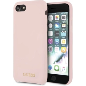 Etui Guess GUHCI8LSGLLP Apple iPhone SE 2022/SE 2020/8/7 light pink/jasnoróżowy hard case Silicone