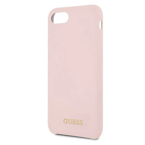 Etui Guess GUHCI8LSGLLP Apple iPhone SE 2022/SE 2020/8/7 light pink/jasnoróżowy hard case Silicone