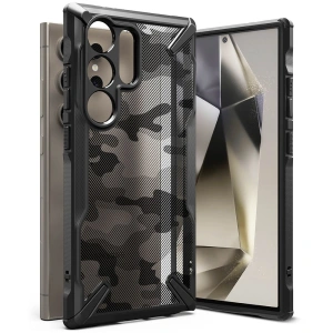 Ringke Fusion-X Samsung Galaxy S24 Ultra Camo Black