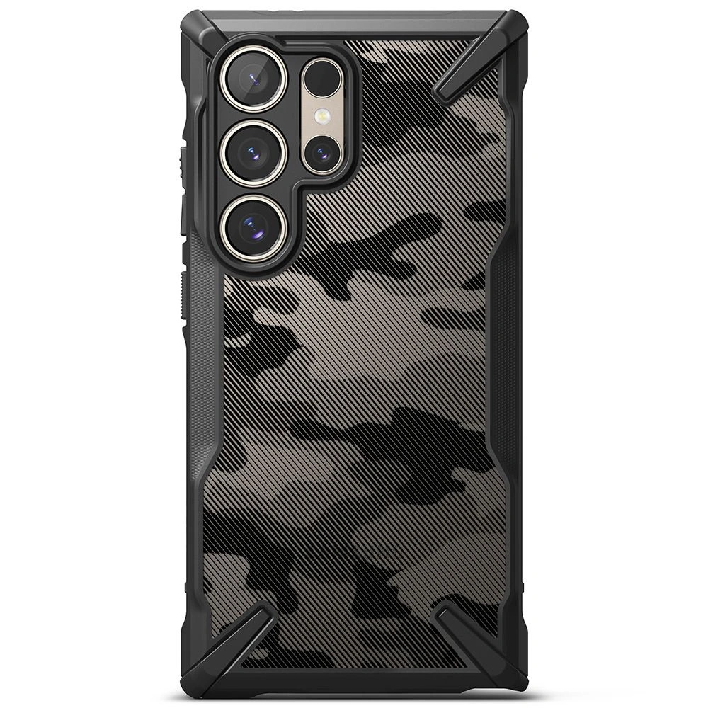 Hurtownia GSM - Etui Ringke Fusion-X Samsung Galaxy S24 Ultra Camo Fekete - RGK1912 - {ean13} - Hurt