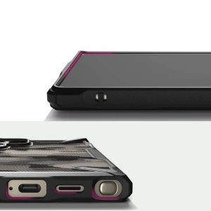 Etui Ringke Fusion-X Samsung Galaxy S24 Ultra Camo Black