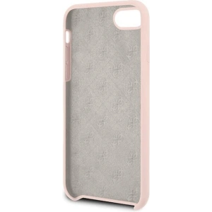 Etui Guess GUHCI8LSGLLP Apple iPhone SE 2022/SE 2020/8/7 light pink/jasnoróżowy hard case Silicone