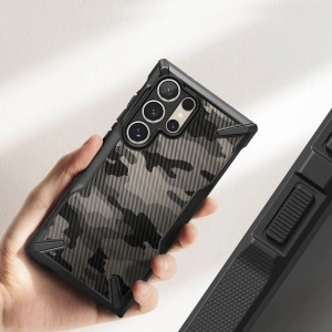 Etui Ringke Fusion-X Samsung Galaxy S24 Ultra Camo Black