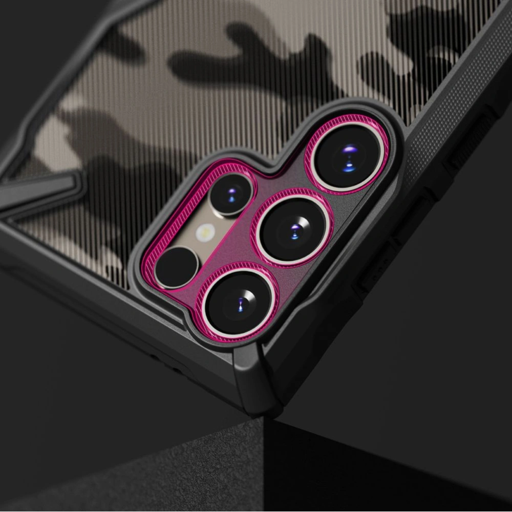 Hurtownia GSM - Etui Ringke Fusion-X Samsung Galaxy S24 Ultra Camo Fekete - RGK1912 - {ean13} - Hurt
