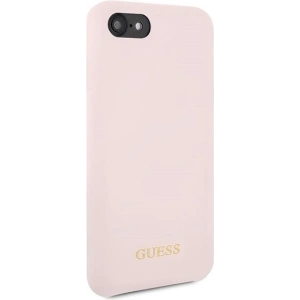 Etui Guess GUHCI8LSGLLP Apple iPhone SE 2022/SE 2020/8/7 light pink/jasnoróżowy hard case Silicone