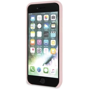 Etui Guess GUHCI8LSGLLP Apple iPhone SE 2022/SE 2020/8/7 light pink/jasnoróżowy hard case Silicone