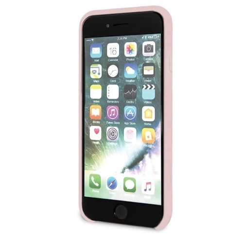 Etui Guess GUHCI8LSGLLP Apple iPhone SE 2022/SE 2020/8/7 light pink/jasnoróżowy hard case Silicone