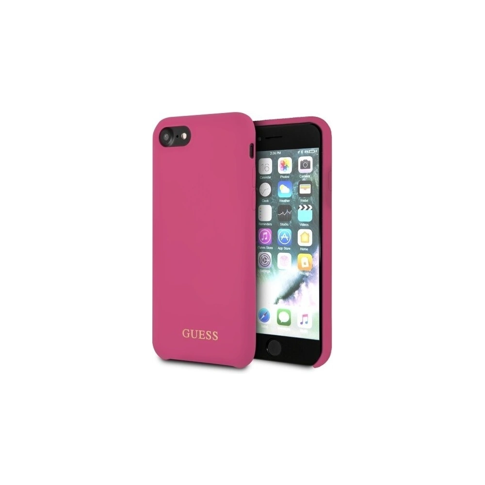 Hurtownia GSM - Etui Guess GUHCI8LSGLPI Apple iPhone SE 2022/SE 2020/8/7 pink /różowy hard case Silicone - GUE134PNK - {ean13} - Hurt