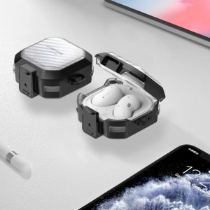 Hurtownia GSM - Tok Tech-Protect X-Carbo Samsung Galaxy Buds FE / 2 Pro / 2 / Live / Pro Fekete - THP2591 - {ean13} - Hurt