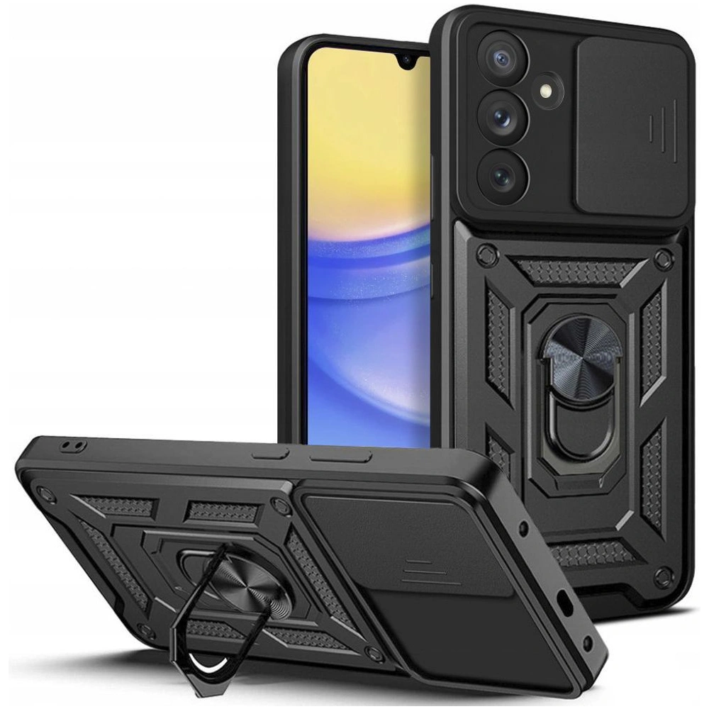 Hurtownia GSM - Etui Tech-Protect CamShield Pro Samsung Galaxy A15 4G / 5G Negru - THP2592 - {ean13} - Hurt