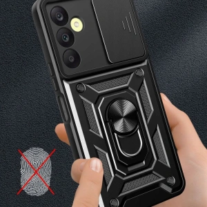 Hurtownia GSM - Etui Tech-Protect CamShield Pro Samsung Galaxy A15 4G / 5G Fekete - THP2592 - {ean13} - Hurt
