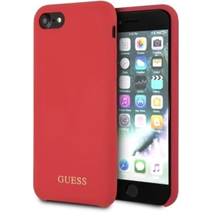 Etui Guess GUHCI8LSGLRE Apple iPhone SE 2022/SE 2020/8/7 red /czerwony hard case Silicone