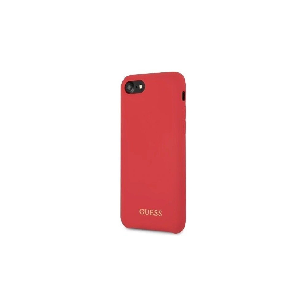Hurtownia GSM - Etui Guess GUHCI8LSGLRE Apple iPhone SE 2022/SE 2020/8/7 red /czerwony hard case Silicone - GUE135RED - {ean13} - Hurt