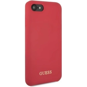 Etui Guess GUHCI8LSGLRE Apple iPhone SE 2022/SE 2020/8/7 red /czerwony hard case Silicone