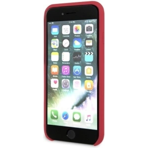 Etui Guess GUHCI8LSGLRE Apple iPhone SE 2022/SE 2020/8/7 red /czerwony hard case Silicone