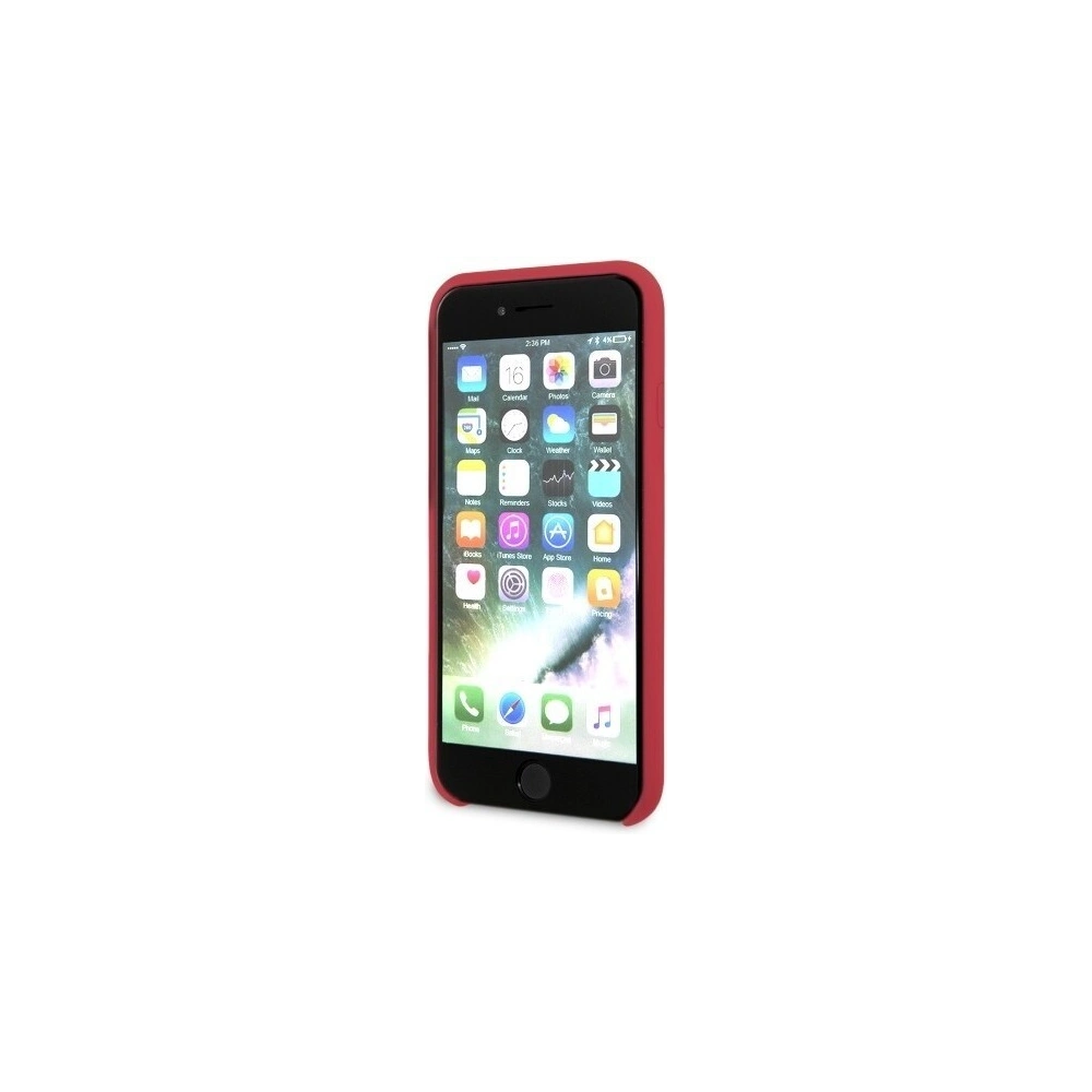 Hurtownia GSM - Etui Guess GUHCI8LSGLRE Apple iPhone SE 2022/SE 2020/8/7 red /czerwony hard case Silicone - GUE135RED - {ean13} - Hurt