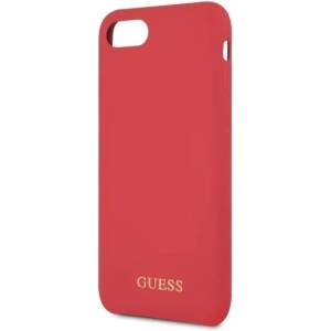 Etui Guess GUHCI8LSGLRE Apple iPhone SE 2022/SE 2020/8/7 red /czerwony hard case Silicone