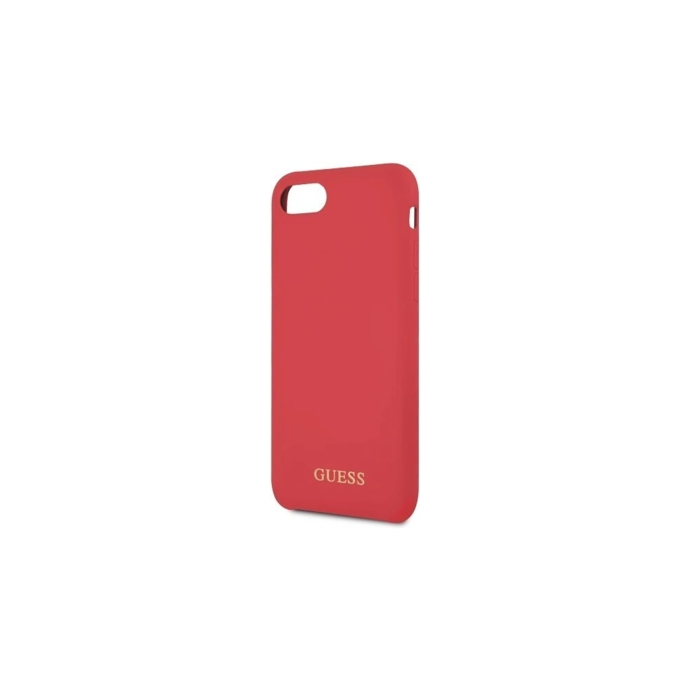 Hurtownia GSM - Etui Guess GUHCI8LSGLRE Apple iPhone SE 2022/SE 2020/8/7 red /czerwony hard case Silicone - GUE135RED - {ean13} - Hurt