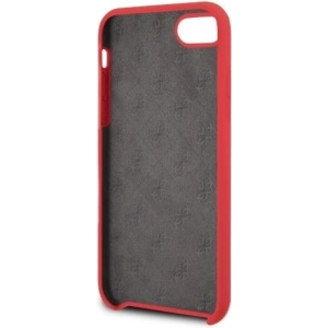 Etui Guess GUHCI8LSGLRE Apple iPhone SE 2022/SE 2020/8/7 red /czerwony hard case Silicone