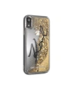 Hurtownia GSM - Karl Lagerfeld KLHCI61TRKSIGGO iPhone Xr złoty/gold hard case Signature Liquid Glitter Stars - KLD031GLD - {ean13} - Hurt
