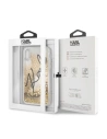 Hurtownia GSM - Karl Lagerfeld KLHCI61TRKSIGGO iPhone Xr złoty/gold hard case Signature Liquid Glitter Stars - KLD031GLD - {ean13} - Hurt