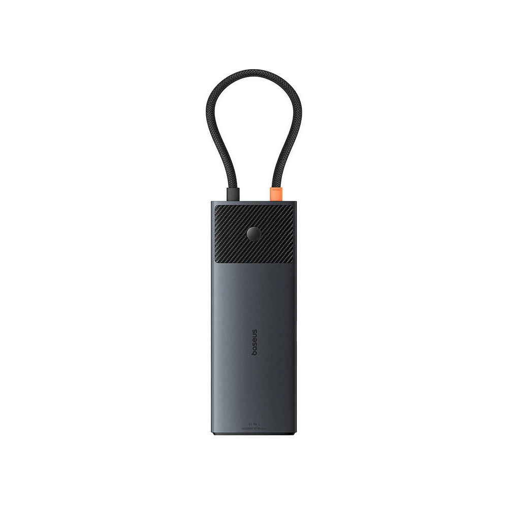 Hurtownia GSM - Adapter 11w1 Baseus Metal Gleam HUB USB-C / 2xUSB-A 2.0, 2xUSB-A 3.0, USB-C PD, 2xHDMI, DisplayPort, ‎RJ45, ‎TF/SD - BSU4843 - {ean13} - Hurt