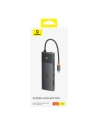 Hurtownia GSM - Adapter 11w1 Baseus Metal Gleam HUB USB-C / 2xUSB-A 2.0, 2xUSB-A 3.0, USB-C PD, 2xHDMI, DisplayPort, ‎RJ45, ‎TF/SD - BSU4843 - {ean13} - Hurt