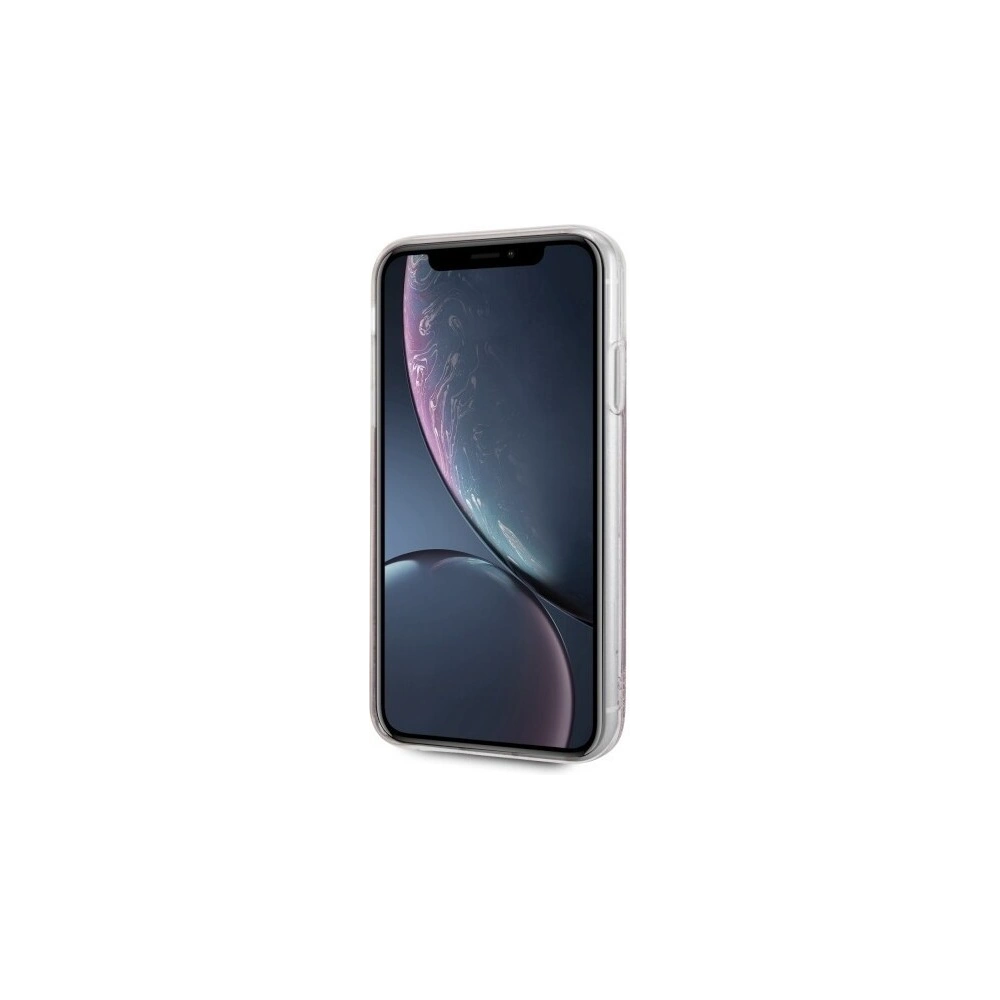 Hurtownia GSM - Karl Lagerfeld KLHCI61TRKSIGPI iPhone Xr różowy/pink hard case Signature Liquid Glitter Stars - KLD032PNK - {ean13} - Hurt