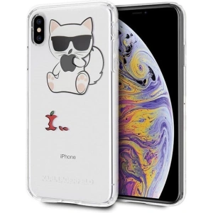 Hurtownia GSM - Karl Lagerfeld KLHCI65CFA iPhone Xs Max Hartschale transparent Choupette Fun - KLD033CL - {ean13} - Hurt