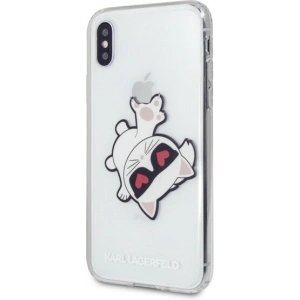 Hurtownia GSM - Karl Lagerfeld KLHCI65CFHE iPhone Xs Max Hartschale transparent Choupette Fun - KLD034CL - {ean13} - Hurt