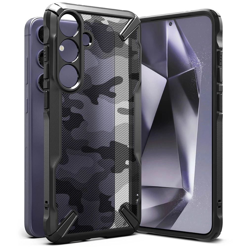 Hurtownia GSM - Case Ringke Fusion-X Samsung Galaxy S24+ Plus Camo Schwarz - RGK1919 - {ean13} - Hurt