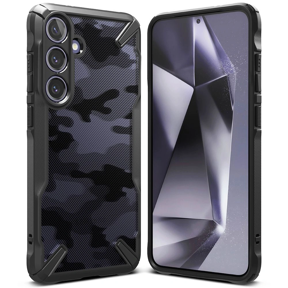 Hurtownia GSM - Etui Ringke Fusion-X Samsung Galaxy S24+ Plus Camo Negru - RGK1919 - {ean13} - Hurt