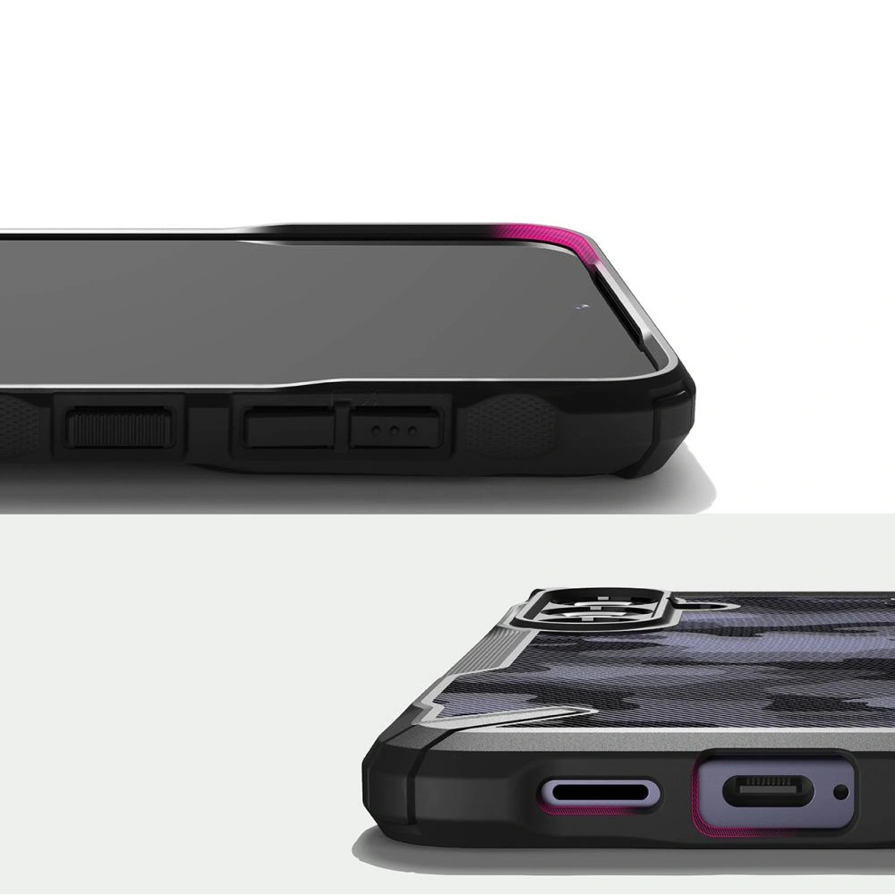 Hurtownia GSM - Etui Ringke Fusion-X Samsung Galaxy S24+ Plus Camo Negru - RGK1919 - {ean13} - Hurt