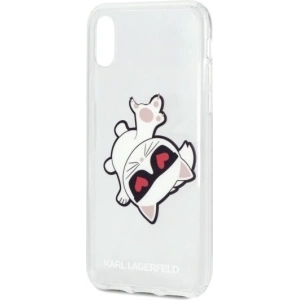 Hurtownia GSM - Karl Lagerfeld KLHCI65CFHE iPhone Xs Max Hartschale transparent Choupette Fun - KLD034CL - {ean13} - Hurt