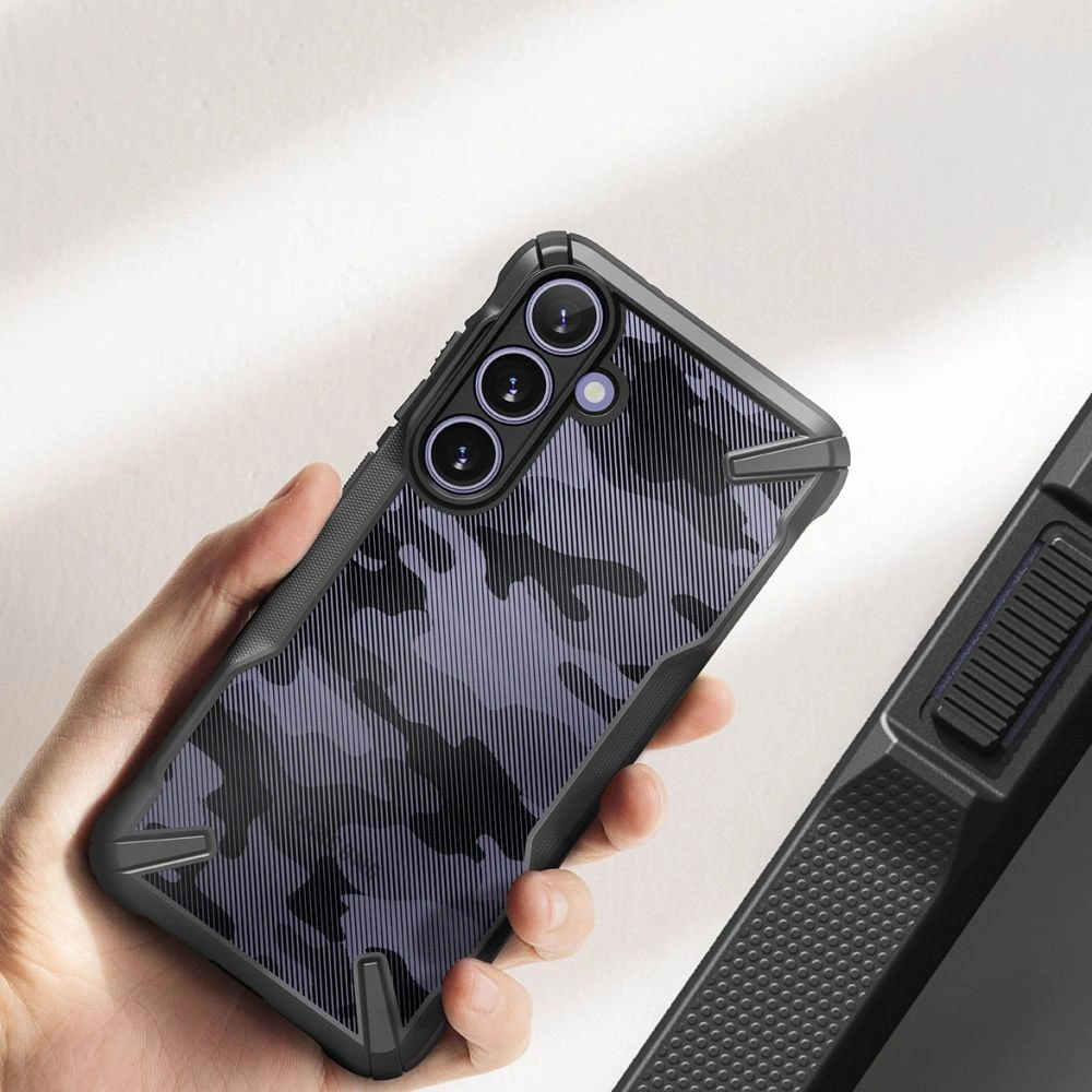 Hurtownia GSM - Etui Ringke Fusion-X Samsung Galaxy S24+ Plus Camo Fekete - RGK1919 - {ean13} - Hurt