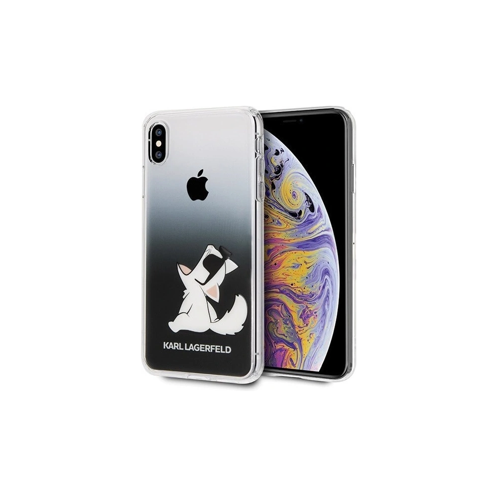 Hurtownia GSM - Karl Lagerfeld KLHCI65CFNRCBK iPhone Xs Max hardcase czarny/black Choupette Fun - KLD036BLK - {ean13} - Hurt