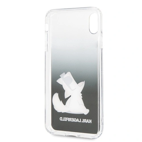 Karl Lagerfeld KLHCI65CFNRCBK iPhone Xs Max hardcase czarny/black Choupette Fun