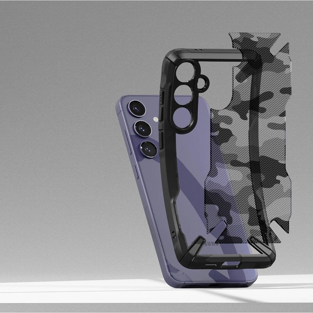 Hurtownia GSM - Etui Ringke Fusion-X Samsung Galaxy S24 Camo Fekete - RGK1925 - {ean13} - Hurt