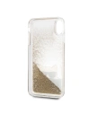 Hurtownia GSM - Karl Lagerfeld KLHCI65CHPEEGO iPhone Xs Max gold/hartschale mit flüssigem Glitzer - KLD038GLD - {ean13} - Hurt