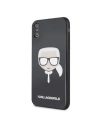 Hurtownia GSM - Karl Lagerfeld KLHCI65DLHBK iPhone Xs Max negru/black Iconic Glitter Karl's Head - KLD039BLK - {ean13} - Hurt